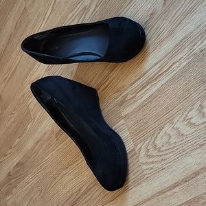 Women's suede wedge heels